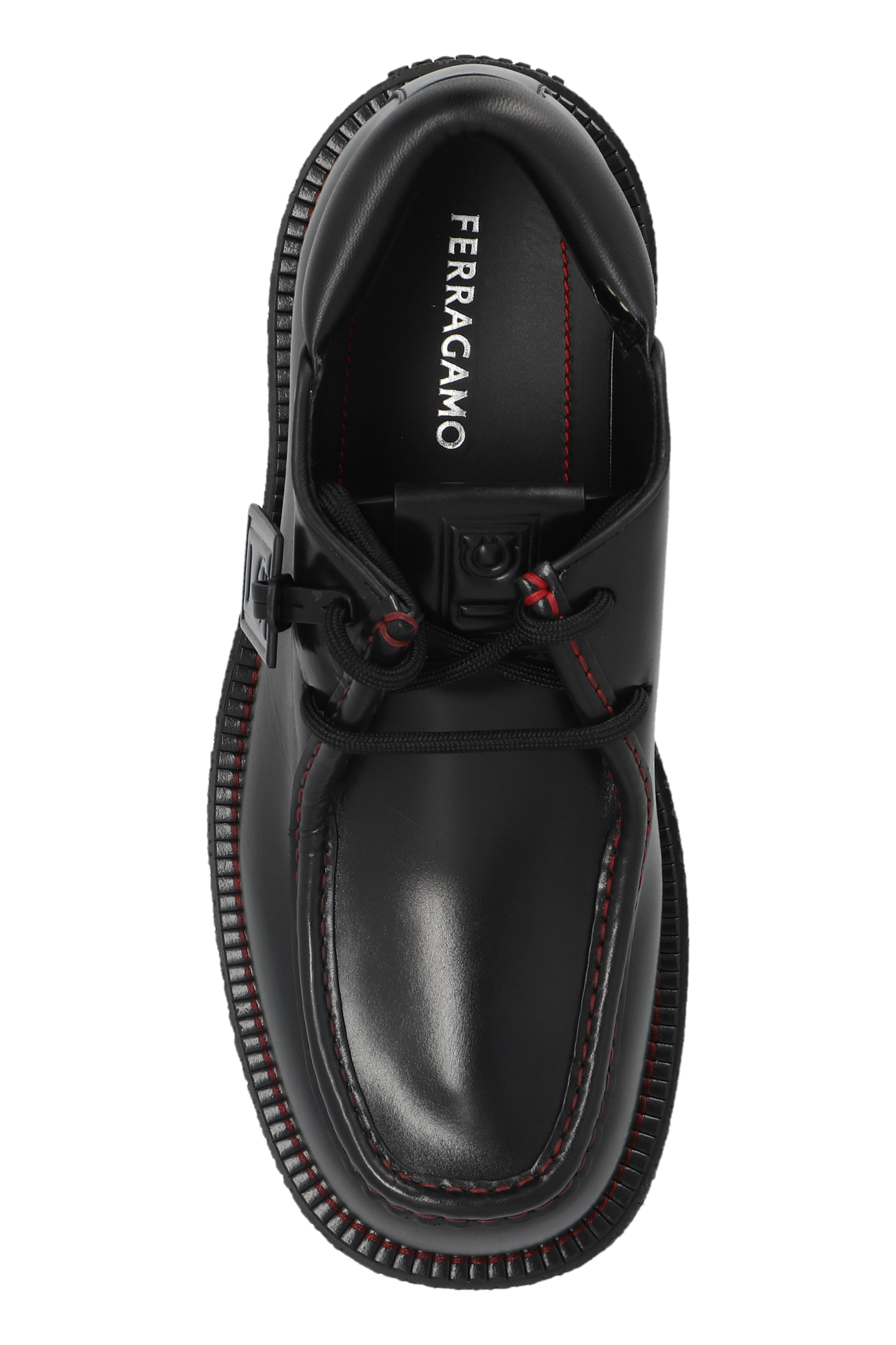 Ferragamo ラバーシューズ ブラック 中古・古着通販】Salvatore Ferragamo (サルヴァトーレ